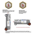 thumbnail image 6 of Flame King Horizontal and Vertical Propane Tank, LP Propane Cylinder with Dolly Cart Wheels, 100 lbs, 6 of 10