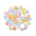 thumbnail image 6 of Shenmeida 1 Pack Plastic Fake Eggs Foam Easter Egg for DIY Easter Eggs, Bird Eggs Artificial Bird Eggs DIY Crafts Painting and Realistic Egg Wedding Photography Prop Mixed Color, 6 of 9