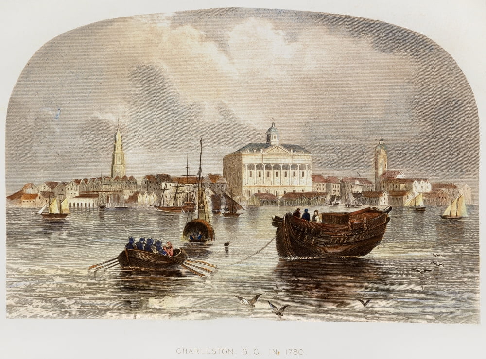 Stretched Canvas Art Charleston S.C. 1780. /Nthe City Of Charleston
