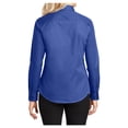 thumbnail image 2 of Yellow Rooster Womens Long Sleeve Easy Care Shirt Royal/Classic Navy XS, 2 of 6