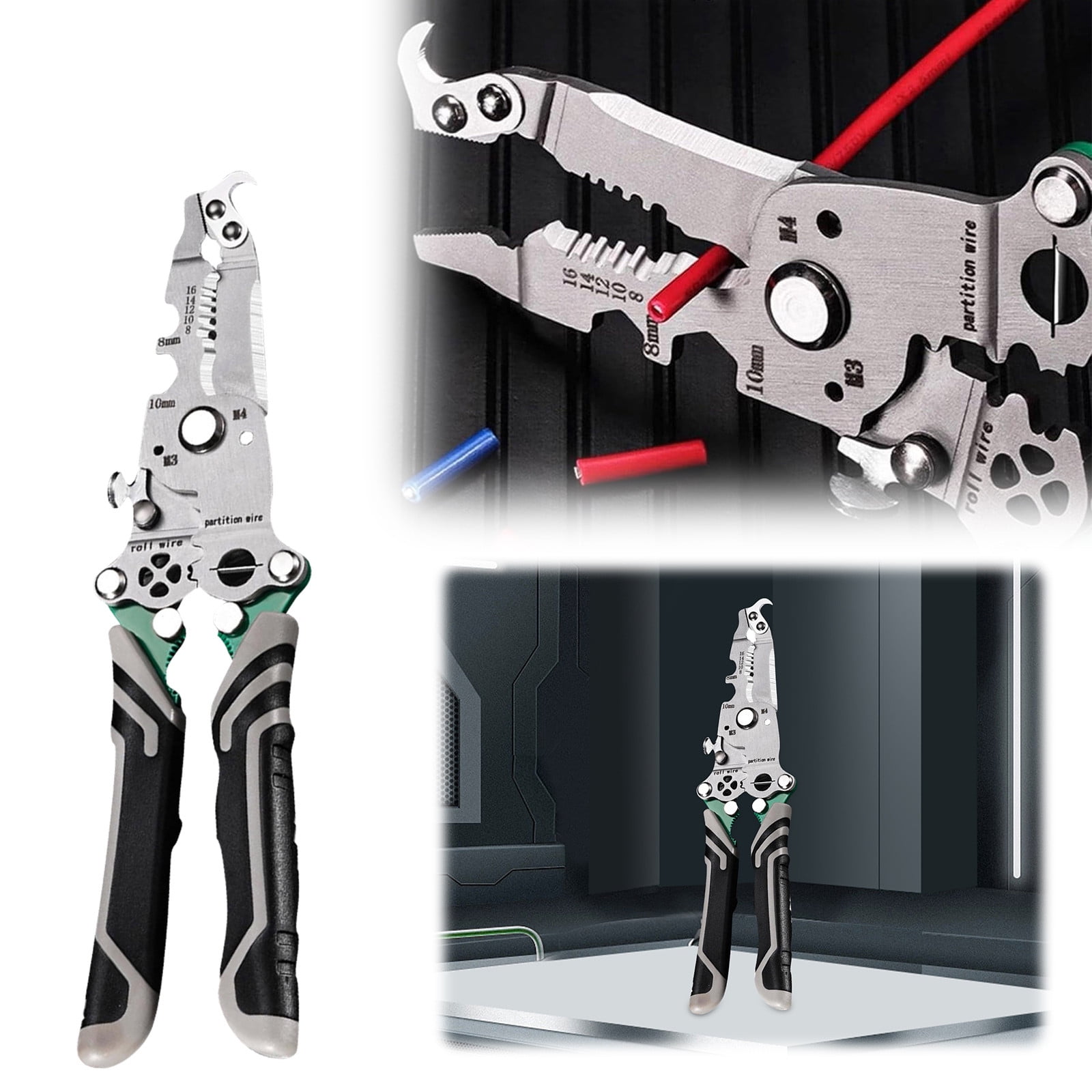 fsxdhpcsgfc 18 In 1 Multifunctional Folding Pliers Upgraded Foldable