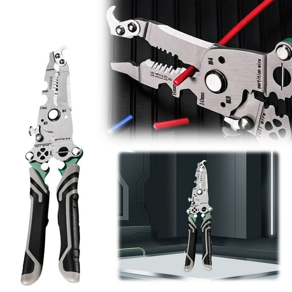 2025 Upgraded 18 - in - 1 Multifunctional Folding Pliers - The Tool for Cutting, Stripping, and Pulling Wires