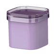 thumbnail image 1 of Shengyu 1/2/3 Ice Cube Mould Maker Lid Storage Box Bar Kitchen Drink Silicone Stackable Ice-making Capacity Container Self-Assembly Party Purple 1 Pc, 1 of 6