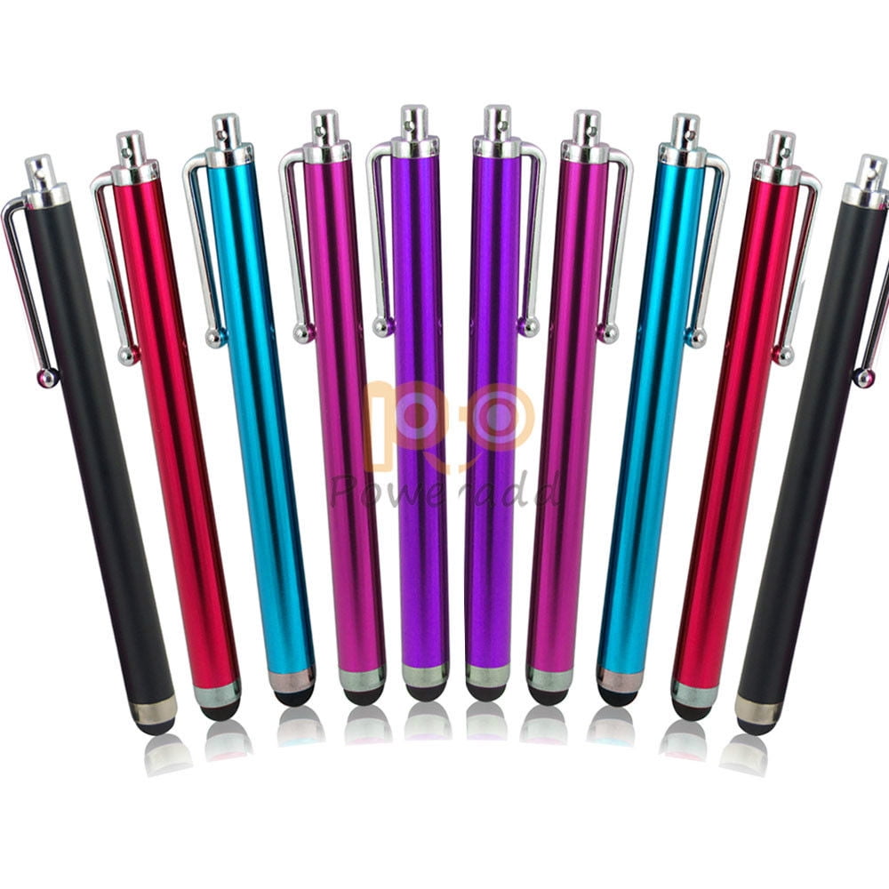 10pcs 2 in1 Touch Screen Stylus Ballpoint Pen for iPad iPhone Samsung Tablet RA 