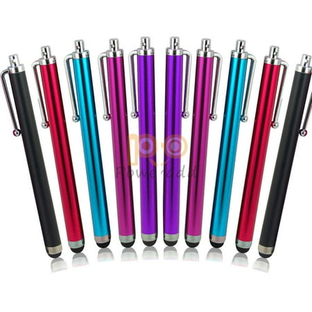 10-Piece Stylus Pen Colorful Universal Stylus Touch Screen Pen for Smartphone Tablet iphone iPad Samsung
