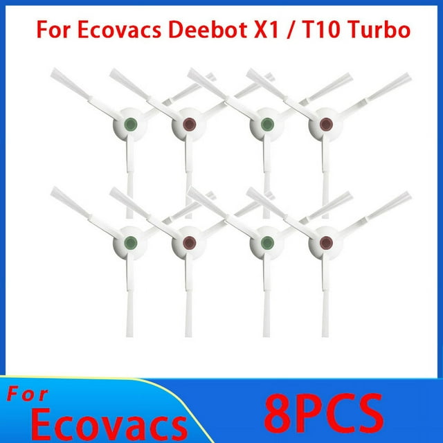For Deebot X1 OMNI T10 TURBO Vacuum Cleaner Robot Filter Side Brush Cleaning Cloth Spare Parts Dust Box Accessories 8pcs
