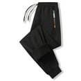 thumbnail image 6 of CONZONE Men'S Baggy Sweatpants Casual Wide Leg Fleece Sweat Pants for Men Solid Color Elastic Waist Drawstring Soft Cozy Athletic Joggers With Pockets, 6 of 9