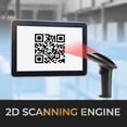 thumbnail image 5 of Adesso NuScan 2900 Bluetooth and Wireless 2D Barcode Scanner - Wireless Connectivity - 2D, 1D - CMOS - Bluetooth - IP42 - Warehouse, Inventory, Retail, 5 of 9