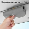 thumbnail image 4 of Car Visor Sunglasses Holder - Universal Clip-On Organizer for Glasses Storage, Durable Leather Eyewear Case, Space-Saving Sun Visor Accessory, Easy Install No Tools Needed, Secure Fit for Driving, 4 of 6