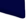 thumbnail image 2 of Jordan Manufacturing 76" x 23" Midnight Navy Solid Rectangular Outdoor Chaise Lounge Cushion with Ties, 2 of 9