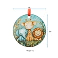 thumbnail image 5 of Animals Nursery Light Christmas Ornament, Ceramic/Acrylic Ornament, Gift for Mom, Romantic Valentine Decoration, Holiday Festival Ornament, 2025 Edition, 5 of 5