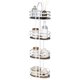thumbnail image 1 of Mueble Para Baño Estantería Almacenamiento Para Baño de 4 Niveles Organizador De Baño Metalico Blanco Mate con Madera Acacia, 1 of 11