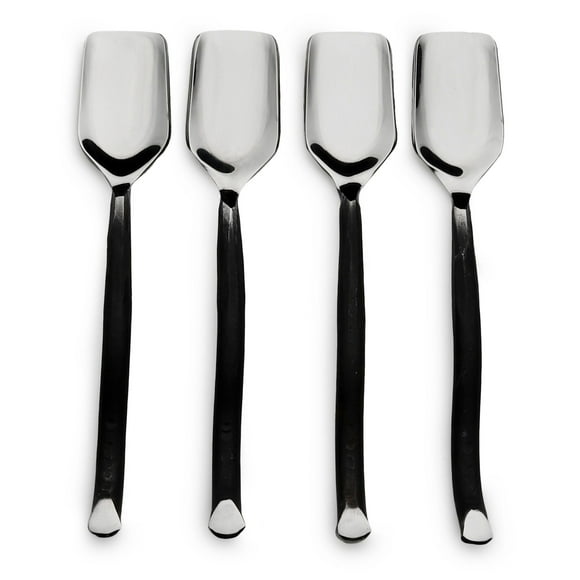 Design Perruque Noir Brûlé Cuillère Stilton Ensemble de 4 Pcs