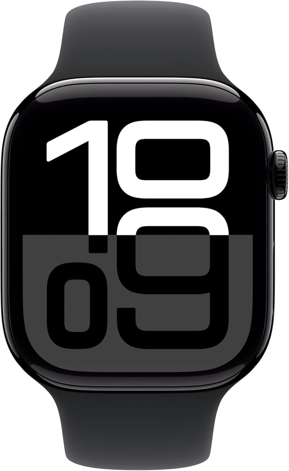 Apple Watch Series 10 (GPS+Cellular) 42mm Aluminum Jet Black Black Sport Band - S/M Good