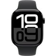 thumbnail image 2 of Restored Apple Watch Series 10 (GPS+Cellular) 42mm Aluminum Jet Black Black Sport Band - S/M Good, 2 of 6