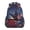 American Flag Colored Butterfly with Flower, variant on School Backpack Lightweight Multipocket College High Middle Student Bag 15L Sky Blue
