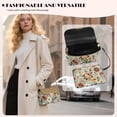 thumbnail image 3 of Pzuqiu Floral Print Women's Leather Crossbody Bag Trendy Craftsmanship Small Leather Crossbody Bags for Women Soft Compact with Chain Strap Lightness for Teen Girls-Women, 3 of 7