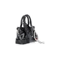 thumbnail image 3 of Madden NYC Women's Small Top Handle Satchel, Black, 3 of 5