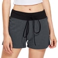 thumbnail image 2 of jiaxiM Athletic Shorts for Women High Waist Workout Shorts Side Pleated Breathable Quick Drying Running Shorts with Pockets, 2 of 2
