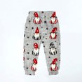 thumbnail image 3 of IVEYRTF Children's Christmas Pattern Pants Elastic Waistband with Drawstring and Pockets Thickened Casual Sports Sweatpants Trousers for Kids 2-13 Years(Multicolor,3-4 Years), 3 of 3