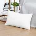 thumbnail image 2 of PiccoCasa Housses de Coussin Imperméables Blanches 12x20 Pouces, 2 of 7