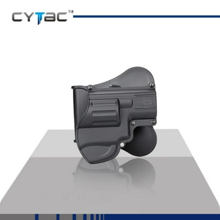 CYTAC S&W Paddle Holster with Trigger Release 360 degree Adjustable Cant, Polymer Holster Injection Molded for S&W J-Frame Snub Nose Revolver OWB Carry, RH | 7 attachment