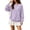 Light Purple, variant on Oversized Sweatshirt for Women Fleece Crewneck Sweatshirts Fall Mama Sweatshirt Plus Size Casual Pullover Sweaters