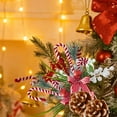 thumbnail image 6 of Lilgiuy Christmas Floral Picks and Sprays, Artificial Christmas Flowers with Berry Stems, Pinecones for Crafts, Red Berry Picks for Christmas Tree, Wreaths and Holiday Decorations, 11.81in, 6 of 6