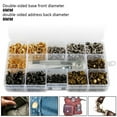 thumbnail image 6 of ODOMY 28/240/360 Pcs/set Metal Tubular Rivets Leather Rivets Double Cap Rivet Metal Studs Tubular Simple Cap with Fixing Tool Kit, 6 of 6