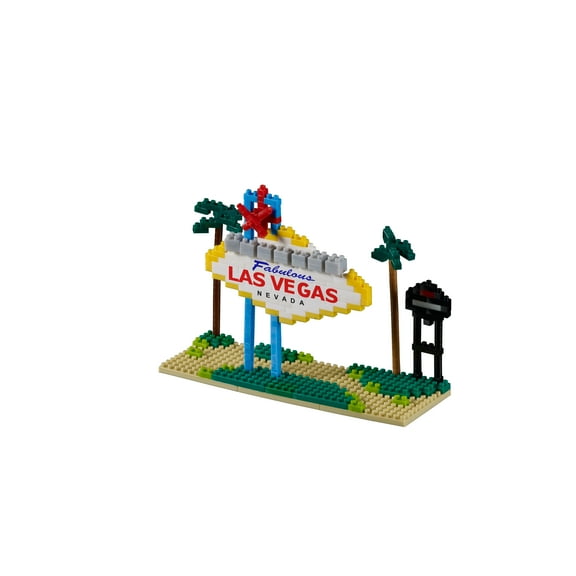 Brixies Brick Model LAS VEGAS SIGN 3-D Model Brick Building Kit