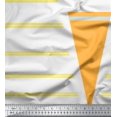 thumbnail image 3 of Soimoi Crepe Silk Fabric Triangle & Stripe Panel Fabric Prints by Yard 42 Inch Wide, 3 of 3
