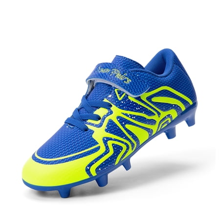 DREAM PAIRS Boys Girls Soccer Cleats Kids Youth Multi Ground Outdoor Football Shoes for Little/Big Kid