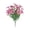 Pink, variant on Outdoor Artificial Flowers 7 Stem Pansy & Violet Bouquet, Lifelike UV-Resistant Plastic Plants for Patio, Balcony & Garden Decor, No-Watering Year-Round Color for Outdoor Home Decoration, Multicolor