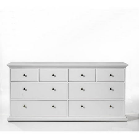 Maison Park Double 8 Drawer Dresser White Maison Park Double 8 Drawer Dresser White
