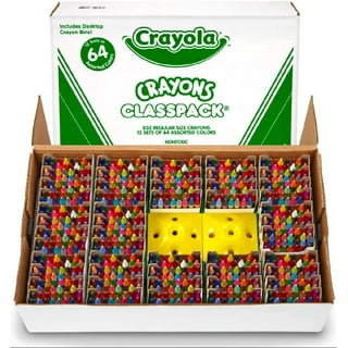 CrayonKing 600 Bulk Crayons (150 Sets of 4-Packs in a Box) Restaurants, Party  Favors, Birthdays, School Teachers & Kids Coloring Non-Toxic Crayons 