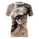thumbnail image 4 of ICHUANYI Clearance Women Casual Printed Short Sleeve Round Neck Pullover Blouse T-shirt Tops(Khaki, XL) ICHUANYI WER2023081116078, 4 of 4
