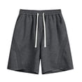 thumbnail image 6 of Admvng Men's Shorts Casual Lightweight Big & Tall Drawstring Elastic Waist Gym Shorts with Pockets, 6 of 6