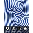 thumbnail image 7 of Navy Blue Stripe Cloth Napkins Set of 8 Reusable Dinner Napkins, Modern White Vertical Striped Geometric Cocktail Napkin Washable Table Napkins for Wedding/Holiday Party/Baby Shower 20"x20", 7 of 7