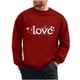 thumbnail image 2 of Ceisia Men's Regular-Fit Crew-Neck Heart-Letter Printed Casual Sweatshirt Gift, 2 of 6