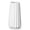 White, variant on Ceramic Vase, 7.8 Inch Modern Ribbed Glossy Decorative Vase, Flower vase for Home Decor, Living Room, Bedroom, Office Decor, Black