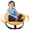 Orange, variant on Kids Swivel Chair,360° Spinning Chair,200 lbs Capacity,Spinning Sensory Seat for Children,Autism-Friendly Toy with Non-Slip Metal Base,Spin Chair for Balance and Coordination,Pink