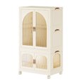 thumbnail image 1 of <p>Plastic Clothes Wardrobe Portable Armoire Plastic Closet Plastic Armoire Plastic Clothes Storage Cabinets Clothes Wardrobe Plastic Folding Installation Free Short Cabinet Arch, 1 of 7