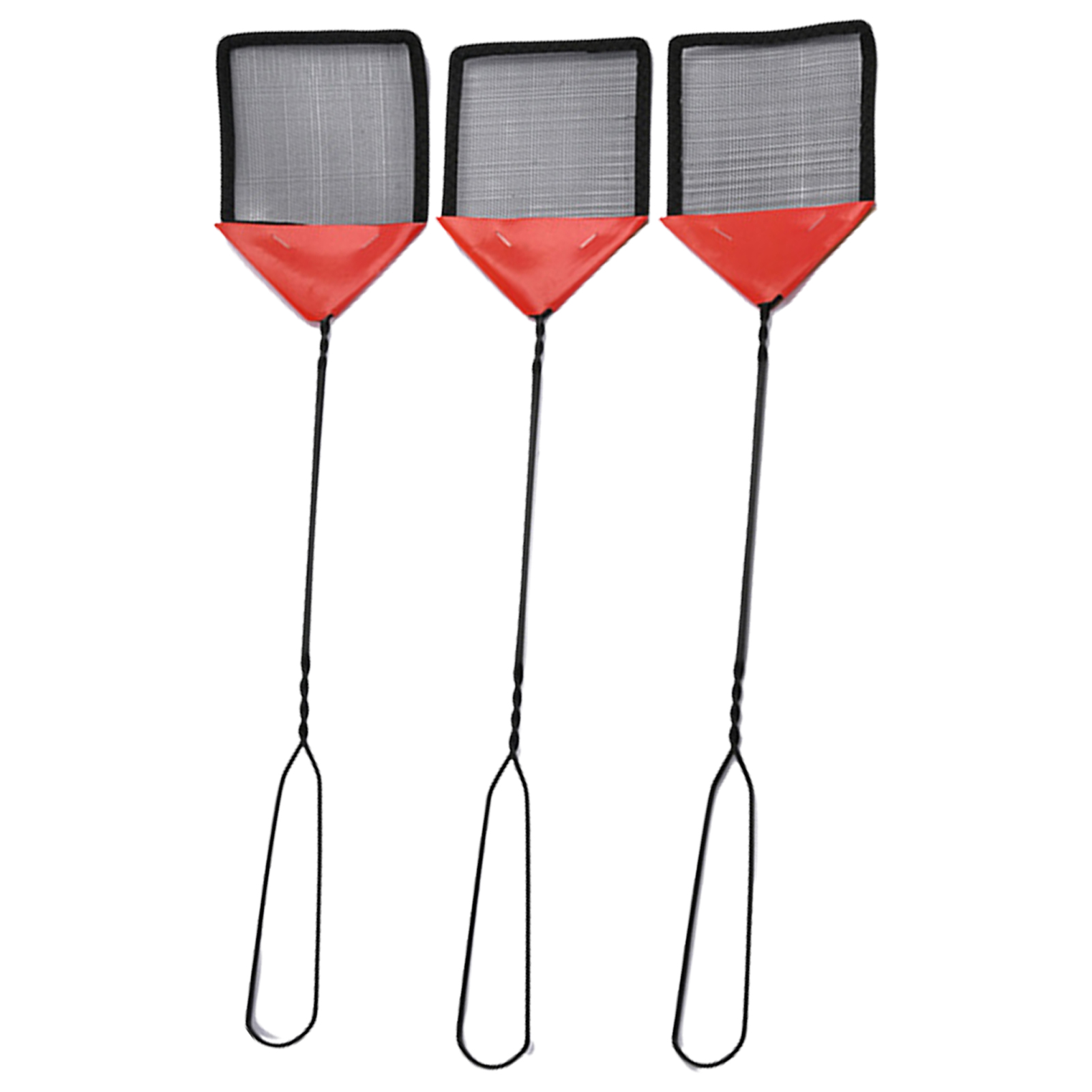 Fly Swatter Flyswatter With Metal Handle 13.8inch Mesh Fly Swatter Heavy Duty, 3pcs / 5pcs
