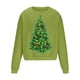 thumbnail image 3 of Sudadera sin capucha para hombre, cuello redondo, deportiva, con estampado de árbol de Navidad, sudadera con capucha, jersey de manga larga, blusa de poliéster para hombre, 3 of 4