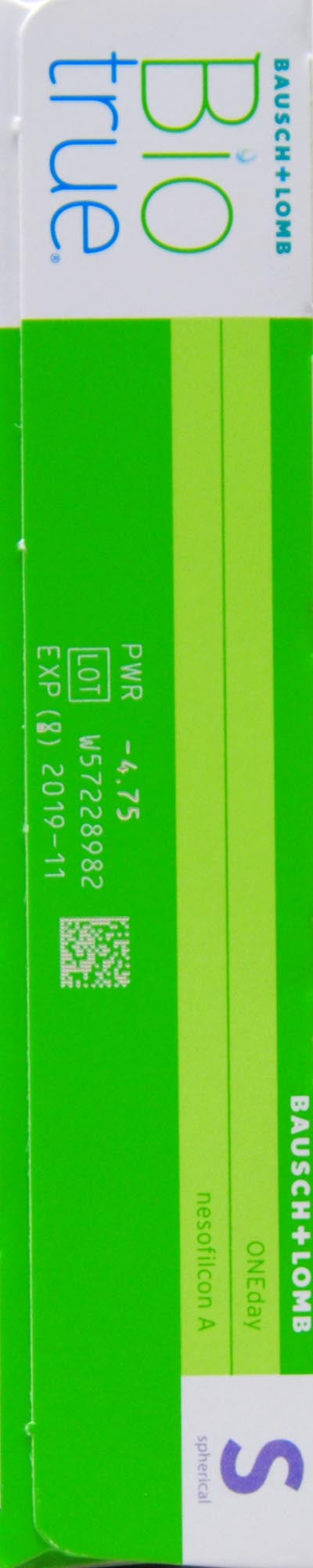 -4.75 BIOTRUE 1 DAY, Contact Lenses
