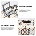 thumbnail image 3 of KLL Anchor with Rope Print Travel Dust-proof Suitcase Cover Print Luggage Cover Protector for 18-32inch-Medium, 3 of 7