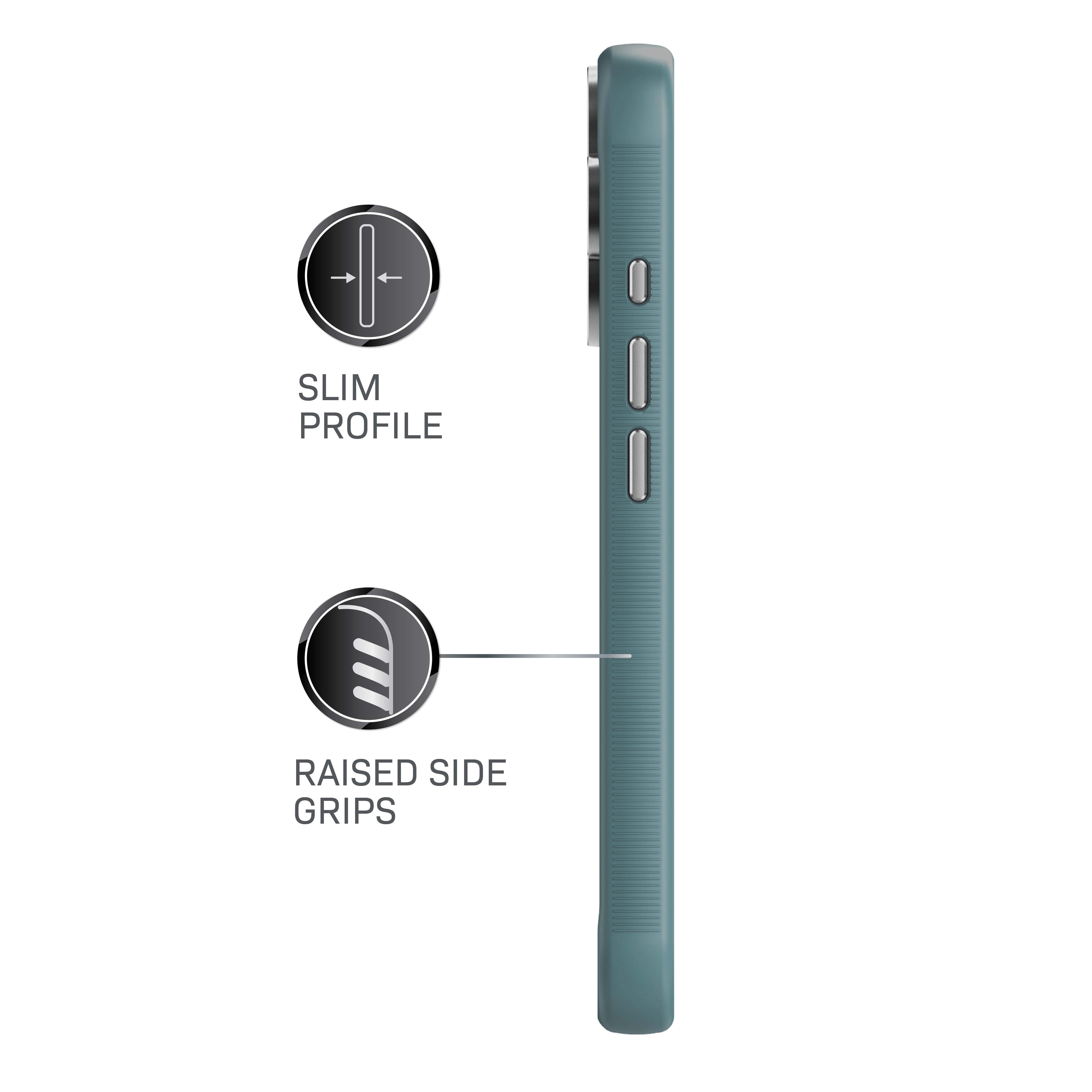 Body Glove Reflector Phone Case for iPhone 17, MagSafe Compatible - Metallic Gray