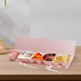 thumbnail image 5 of DGLQMYX (65x15x5cm)Teach Box Empty Cardboard Letter Shaped Packaging Box Graduation Teacher's Day Gifts, Cardboard Letter Shaped Fillable Chocolate Strawberry Flower Packaging Gift Box (Pink-A), 5 of 5