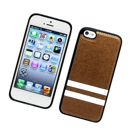 Insten Stripes PC/TPU Rubber Case Cover for Apple iPhone