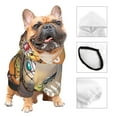 thumbnail image 3 of Gaeub Follow Your Dream Dreamcatcher Dog Hoodie Sweatshirts Warm Dog Clothes for Small Dogs,Puppy and Cat Costume-X-Large, 3 of 7